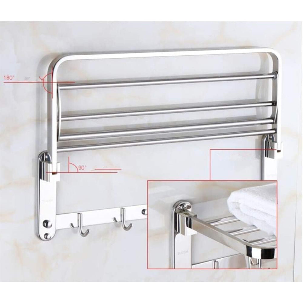 رف منشفة الحمام